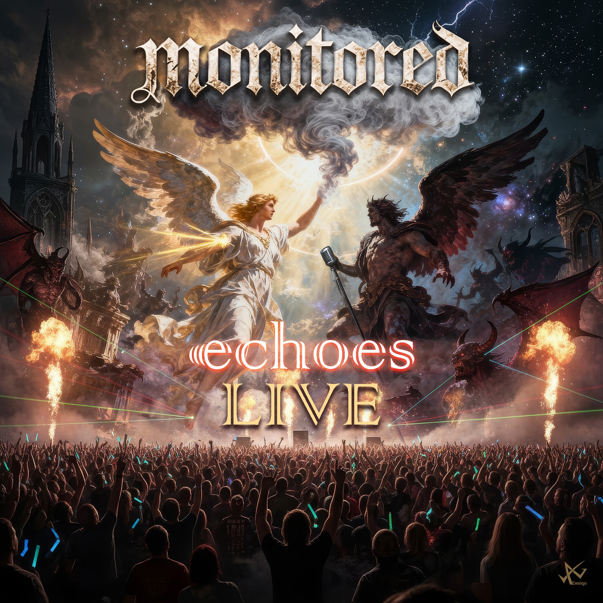 Monitored - Echoes (live) album cover